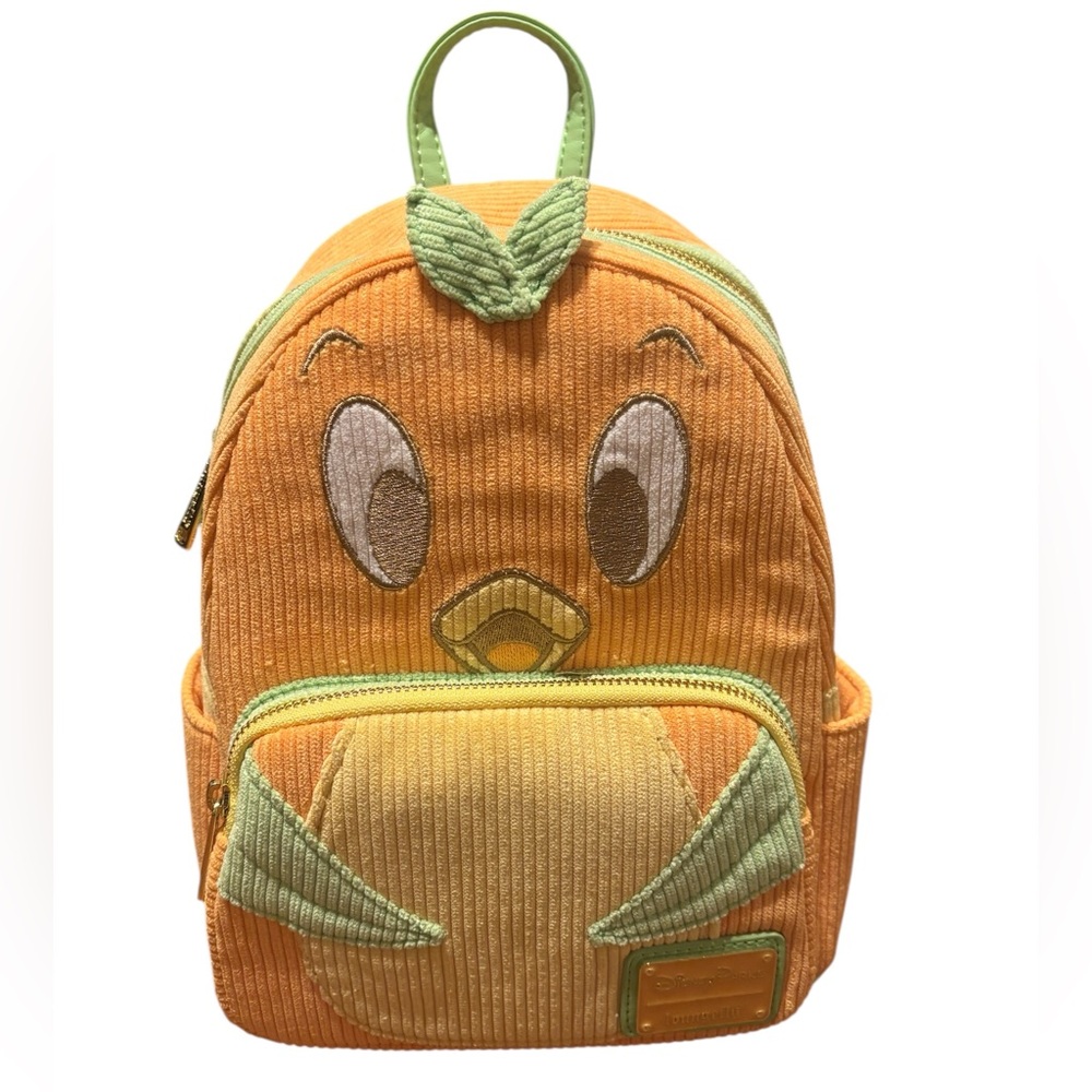 Disney Orange Bird Corduroy Mini Lounge-fly Backpack NWT